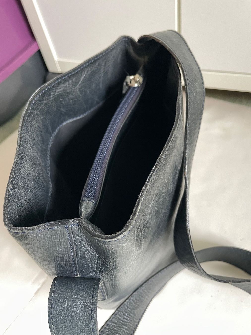 Max Mara Taschen für Damen: Max Mara Handtasche - grau blau schwarz – Gebraucht aus Volketswil von n_r_5gdf 7
