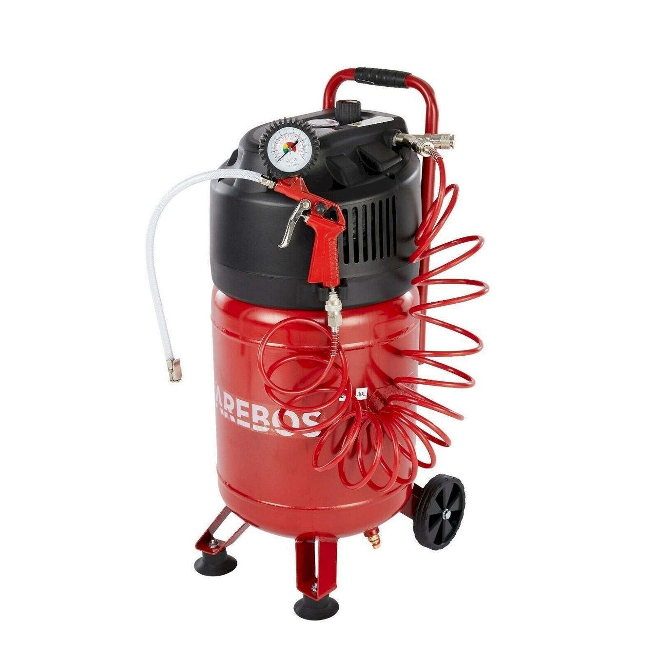 Compressori: AREBOS Druckluft Kompressor 30 L 10 bar – Nuovo e nell'imballaggio originale da Bottighofen venduto da zaap 3