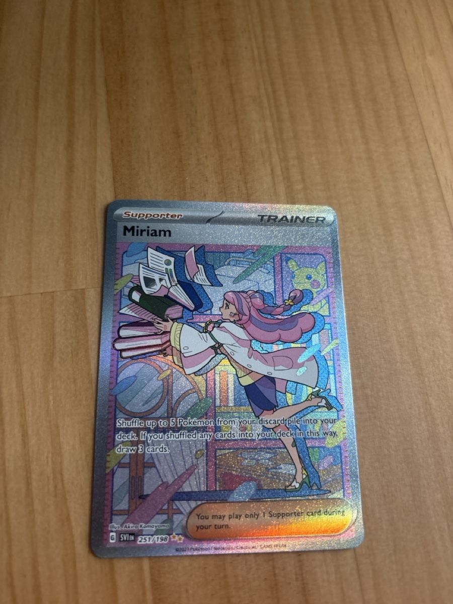 Pokémon Carte collezionabili: Miriam SIR, Near Mint – Usato da Bern venduto da Pokescherti
