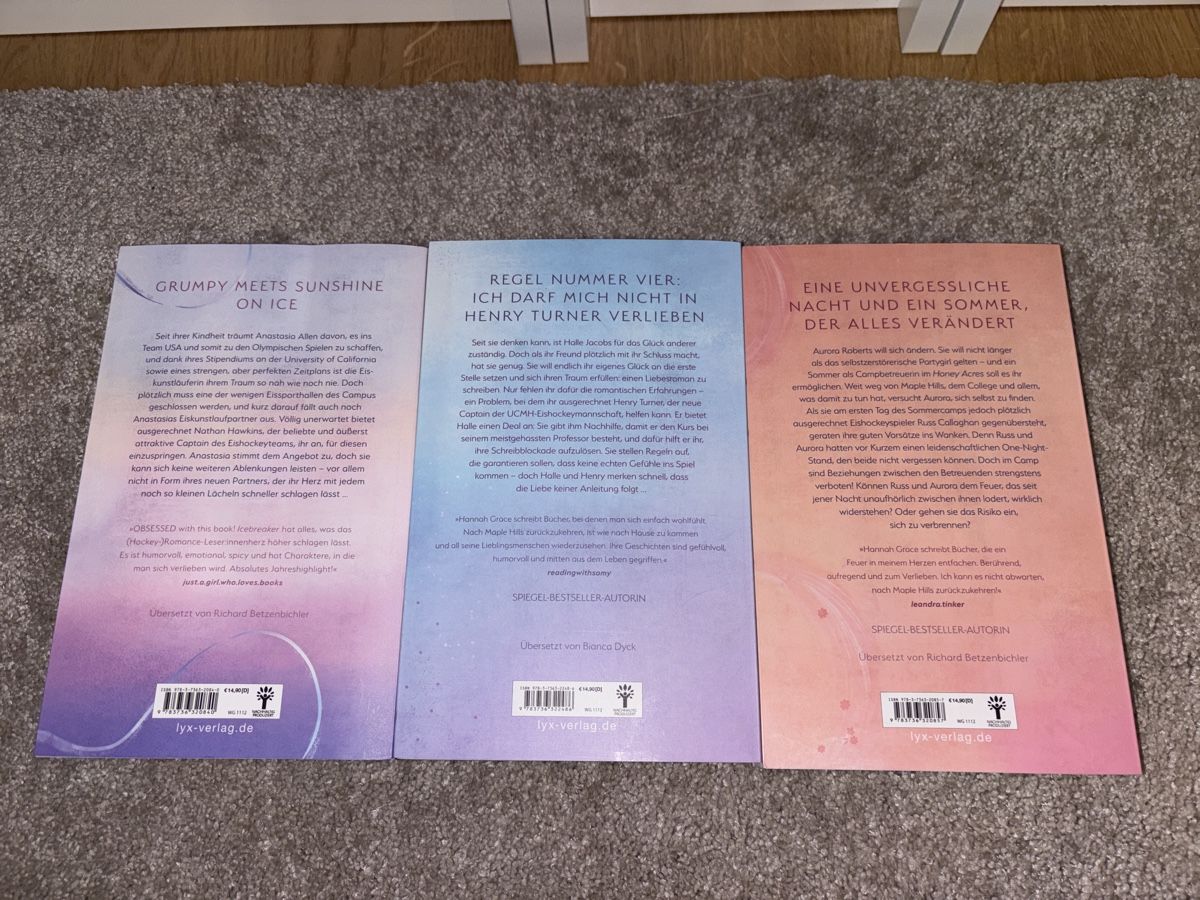 Bücher: Hannah Grace Romane – Neu (gemäss Beschreibung) aus Zürich von Naniiin 2