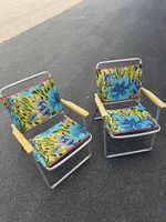 Orginal Camping Klappstühle aus den 60er Jahren 