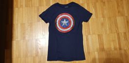 T- Shirt Marvel Captain America Gr. 140 neu