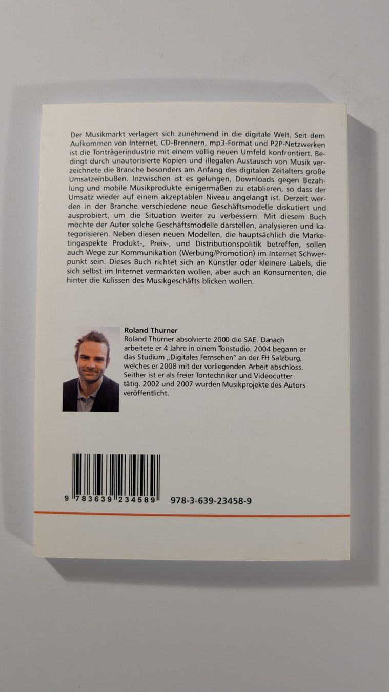 Libri: Musikvermarktung im Internet – Nuovo (secondo la descrizione) da Baar venduto da Arthur_Fooksayk 1