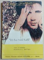 Lucio Battisti "io tu noi tutti" Songbuch