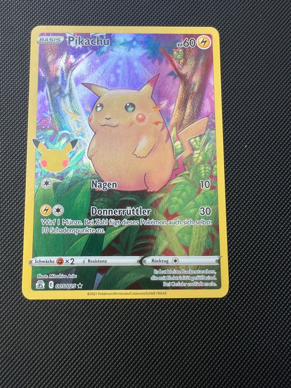 Pokémon Carte collezionabili: Pikachu 005/025 Cel – Usato da St-Blaise venduto da Ralphro