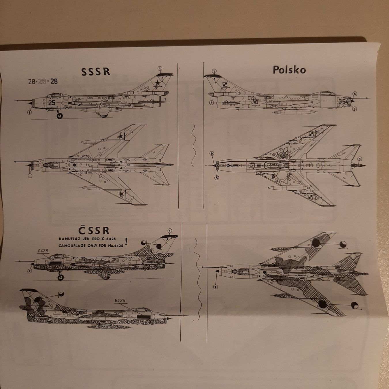 Kit di modellismo & Modellini statici: 2027 ... Suchoi SU-7 BKL ... KP 25 – Usato da Bonstetten venduto da Benibanny59 1