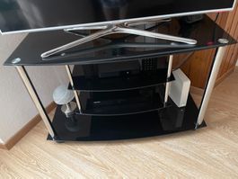 Meuble TV en verre