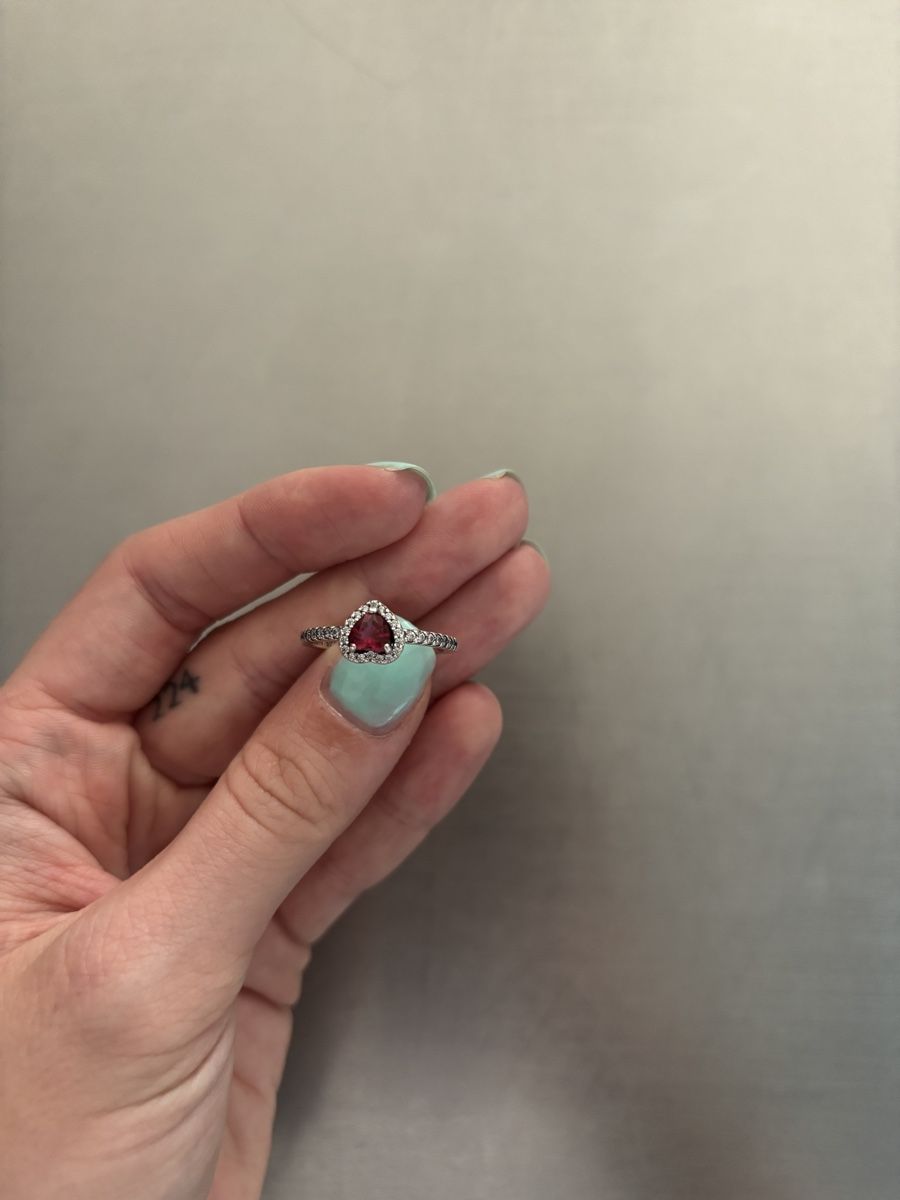 Pandora Ringe: Roter Herz Ring Pandora  – Gebraucht aus Horgen von stu_cjc8 3