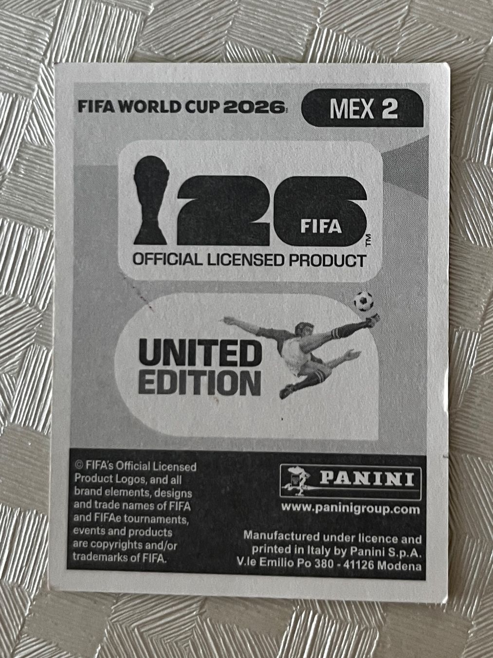 Panini Carte collezionabili: Panini Fifa Word Cup 2026 MEX 2 – Usato da Winterthur venduto da Numero1 1