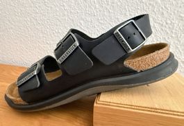 Birkenstock MILANO CROSSTOWN Nubuckleder schwarz 39 normal