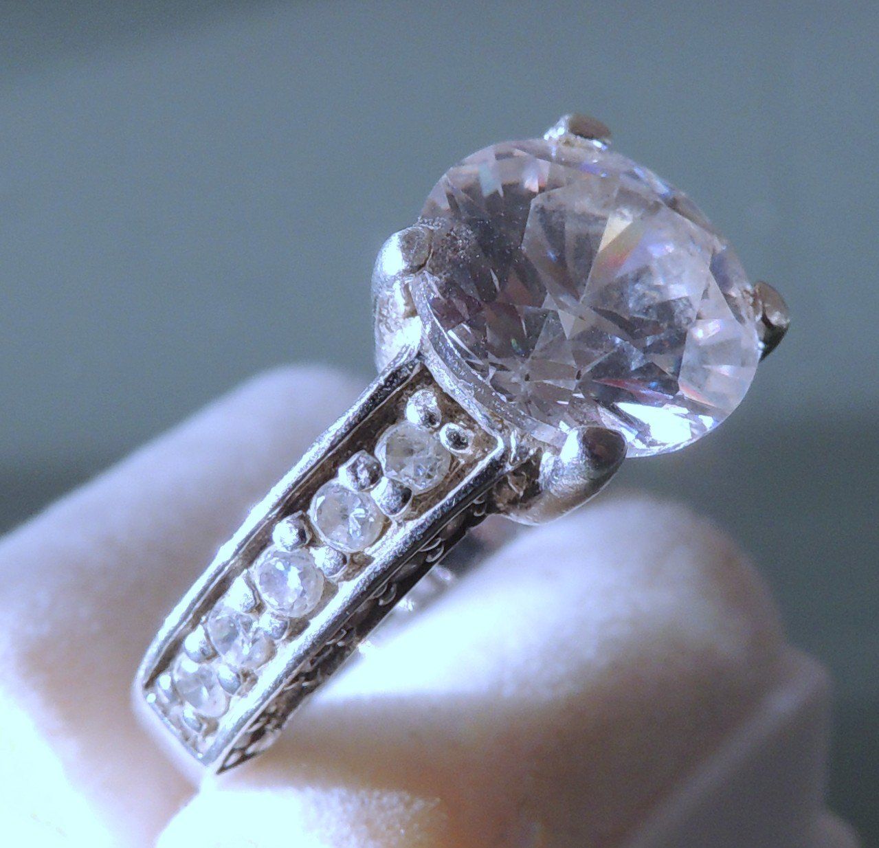 Anelli: Rhodinierter Silber 925 Fingerring Gr. 53 – Usato da Waldenburg venduto da schaller707 2