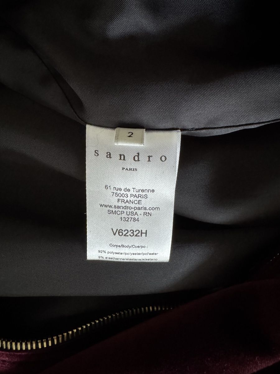 Sandro Vestes: Sandro Bomberjacke Samt – D'occasion à Zürich par tebi14 4