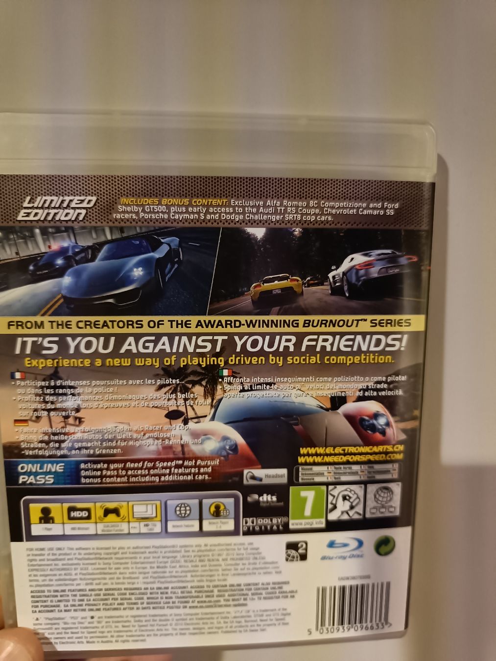 Giochi: Need for Speed Hot Pursuit PS3 Edition Limitée - Impeccable – Usato da Le Grand-Saconnex venduto da mcmartins 2