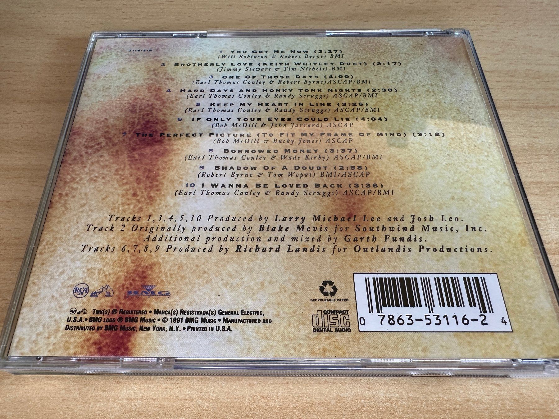 CDs: Earl Thomas Conley – Yours Truly – Gebraucht aus Rikon im Tösstal von Alpenmutz 1