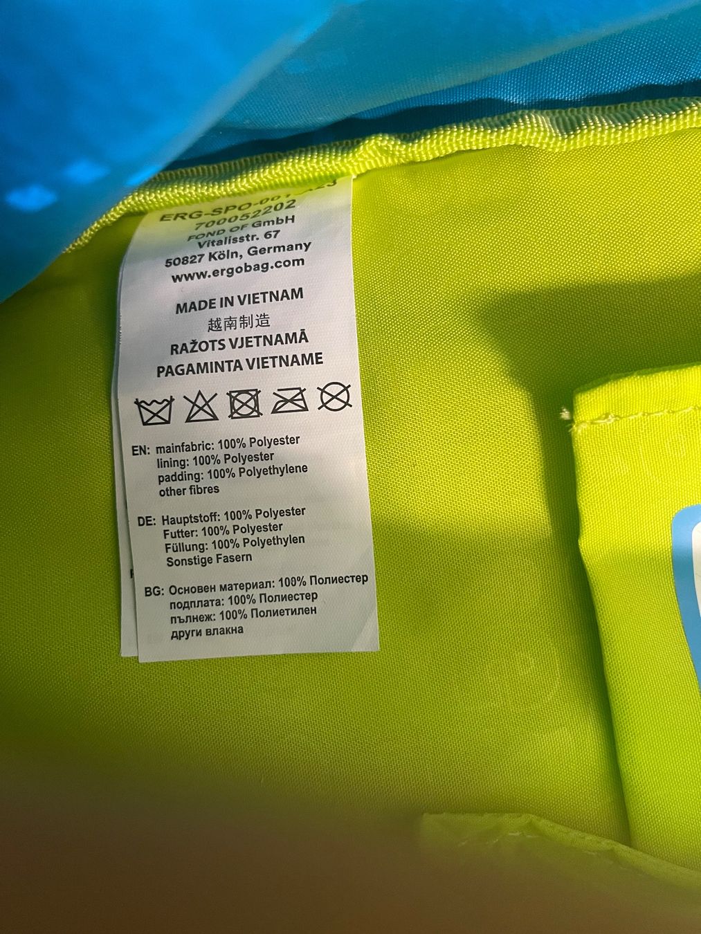 Ergobag Borse & Zaini: Schulrucksack Ergobag blau mit Motiv – Usato da Grüningen venduto da Thommyr 5