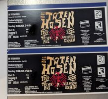 2x Die Toten Hosen Letzigrund 20.06. Top Sitzplätze, 350 CHF