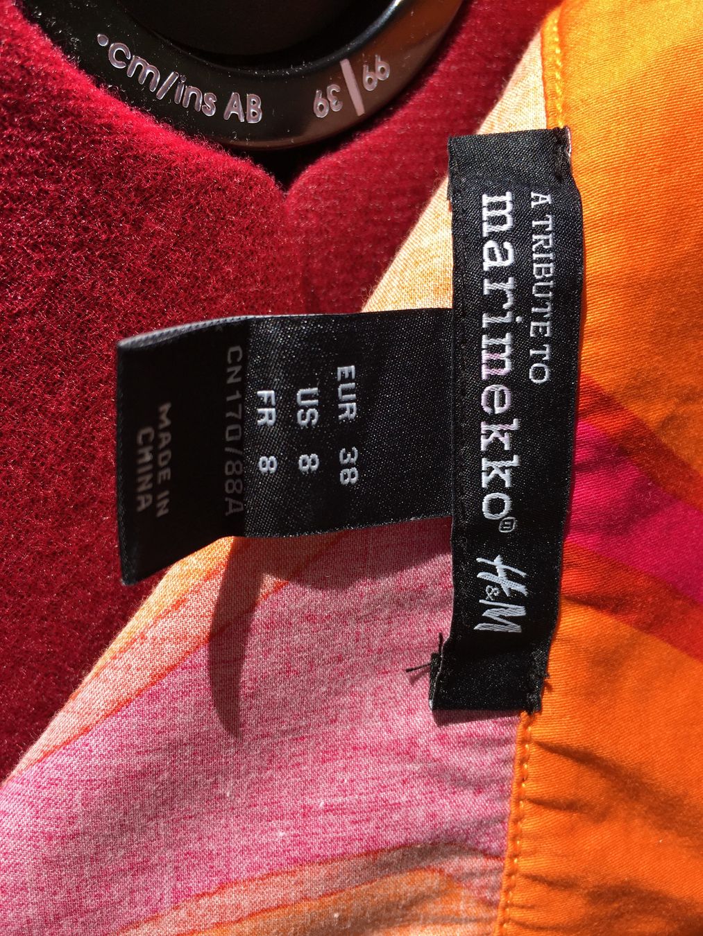 H&M Vestiti: Sommerkleid Trägerkleid orange/rot – Usato da Bühler venduto da tashina96 3