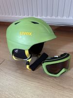 Uvex Skihelm Gr. 54-58cm mit Skibrille im Set, TOP Zustand!5