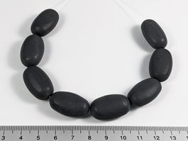 Onyx matte Perlen 25 x 15mm, 8Stk.