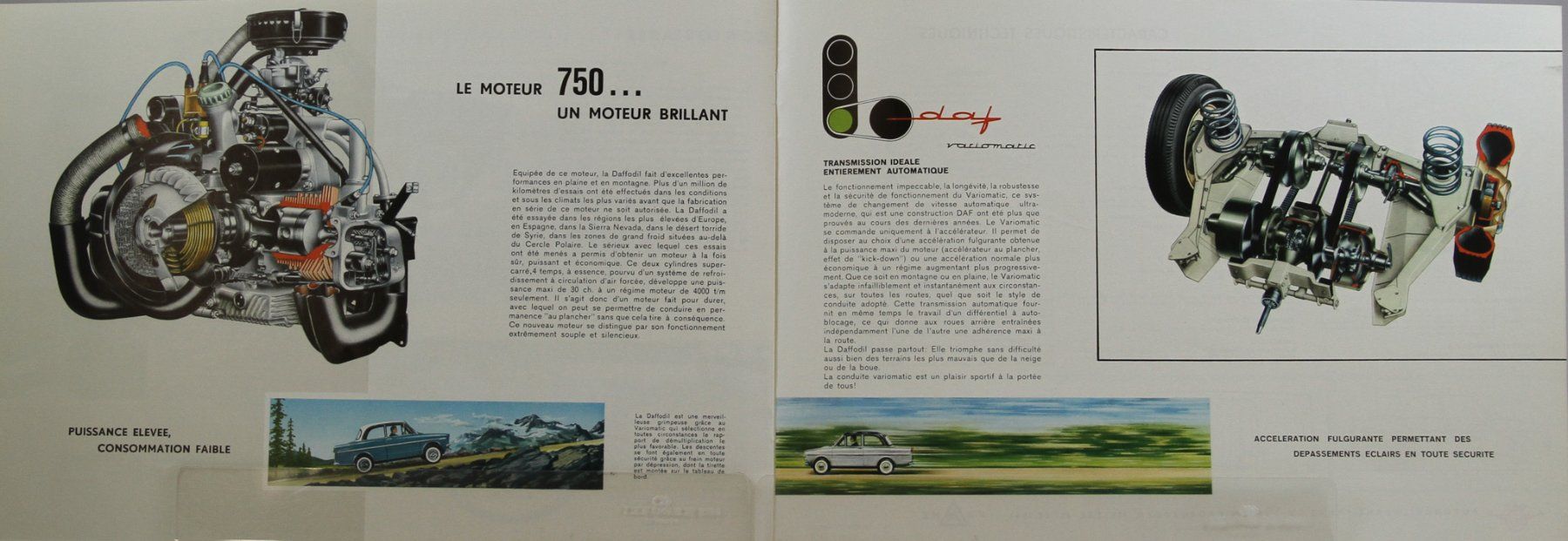 Daf Documents: PROSPEKT  | DAF DAFFODIL - 750 VARIOMATIC | AB 12.1961 - FR – D'occasion à Unterägeri par GIGOLOLIT 4