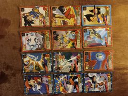 Dragon Ball GT cartes 12 pieces bon etat
