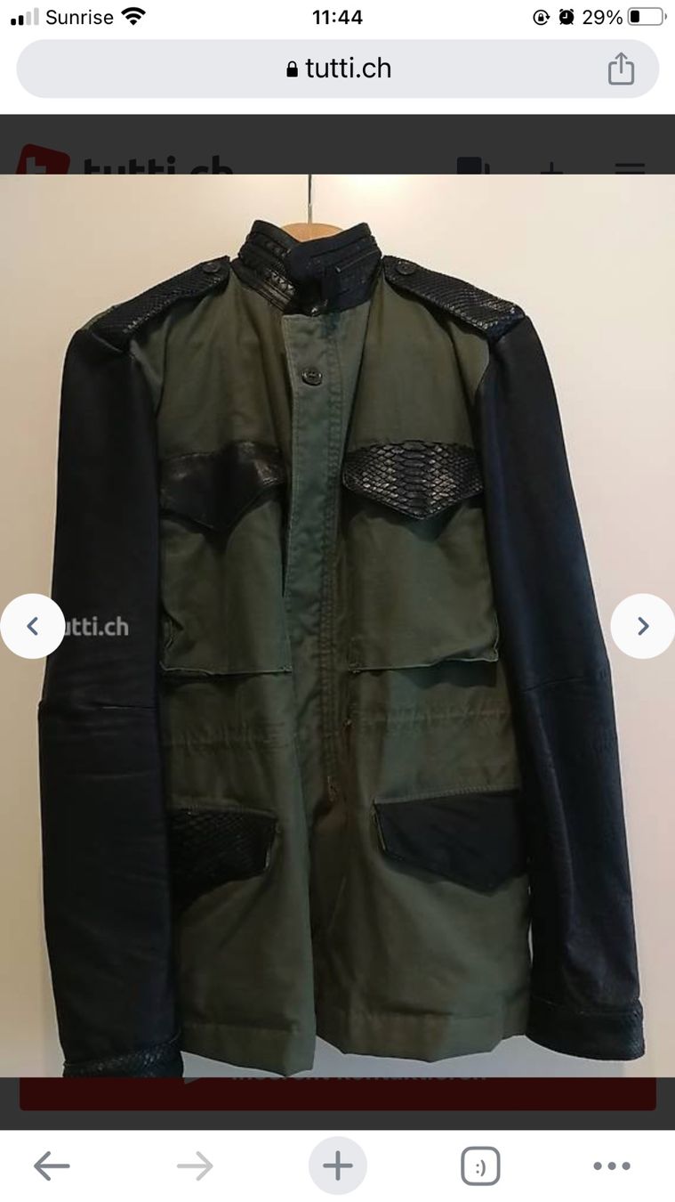 Dsquared2 Giacche: Python Jacke von Antonio Barragan / Gr. M / M65 Army – Usato da Zürich venduto da AryaLia