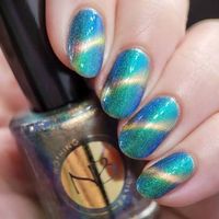 Magnetic Nagellack Blau/Grün/Rosa/Gold