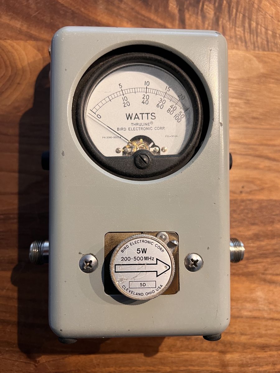 Misurare: 2 Stk. BIRD Wattmeter mit Ledertasche – Usato da Burgdorf venduto da HB9EHO 3