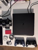 PS4 Pro 1TB + 4 Controller + Zubehör + Headset | Komplettset