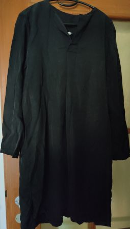 Long Bluse/Kleid schwarz Gr.S/M