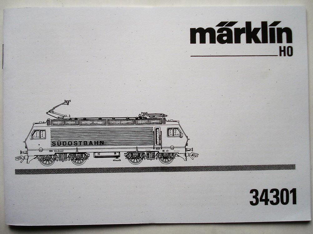 Märklin Betriebsanleitung 34301 (Gebraucht) in Frauenfeld für CHF 6 ...