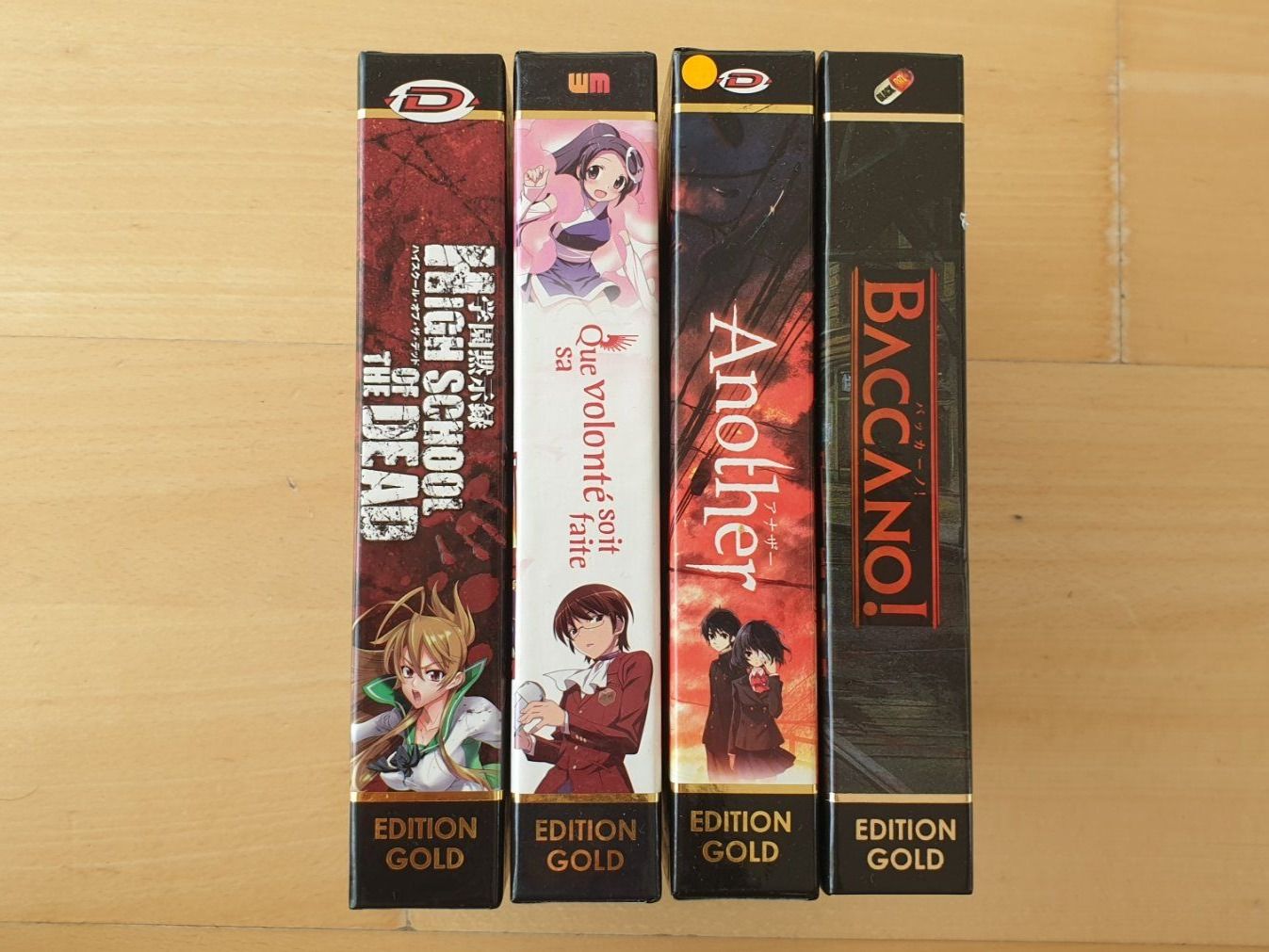 Tutti i DVDs: Edition Gold Anime DVD Bundle avec Another, Baccano! et plus – Usato da Bösingen venduto da Akaiwa 2