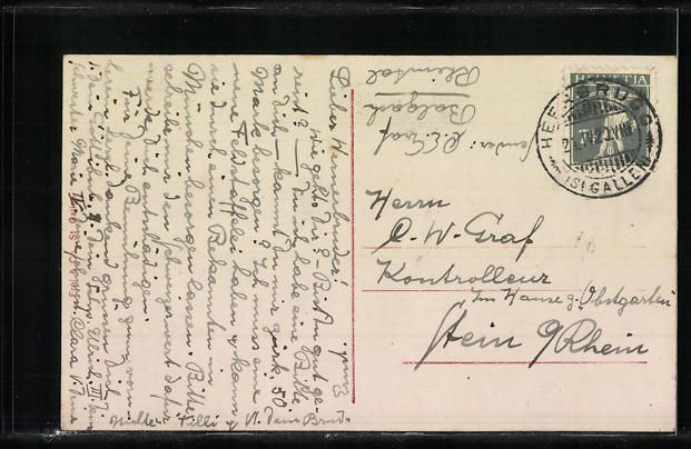 Cartoline postali: AK Grabs, Ortsansicht mit Dreischwestern – Usato da Berlin venduto da bartko-reher 1