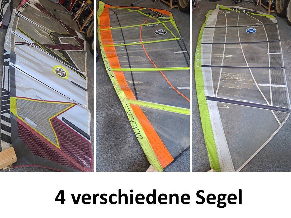 Planches de surf: Komplette Windsurf-Ausrüstung – D'occasion à Thun par crisni 1