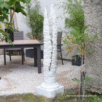 Sculpture Statue Colonne Marbre Blanc de Carrare