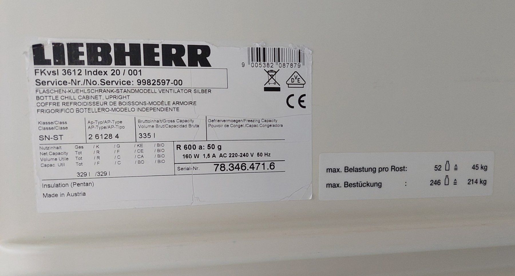 Liebherr Frigoriferi: Kühlschrank – Usato da Hofstatt venduto da pet_d5bm 1