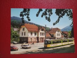 Bad Herrenalb Eisenbahn alte Autos Gaststätte