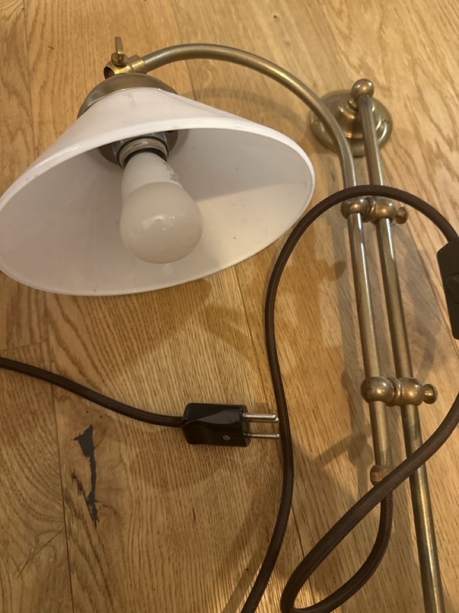 Lampen: Wandlampe mit Schirm, Vintage Stil – Gebraucht aus Bern von fab_tx65 1