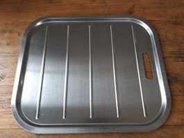 Seviertablet Chromstahl Metall Servierschale Backblech