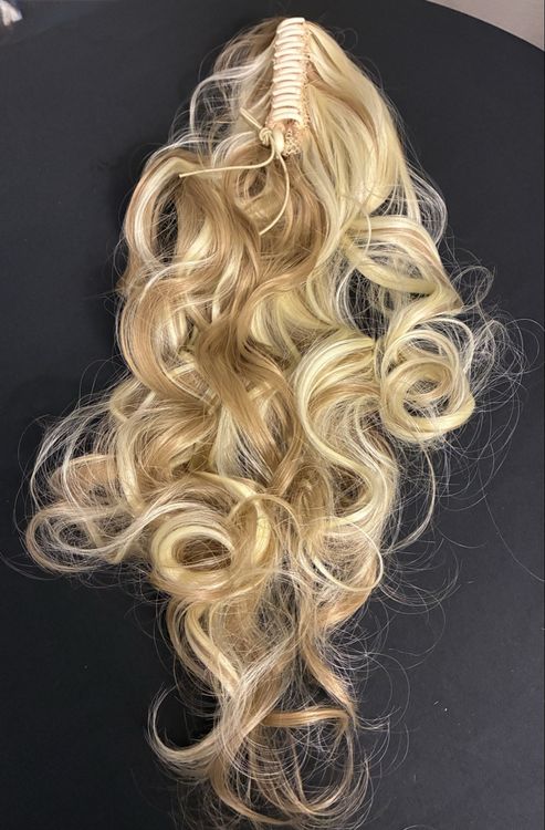 ORSUNCER Pferdeschwanz-Extension Mit Clip – 66cm, Lockig, Synthetisch, Natürlich Aussehend