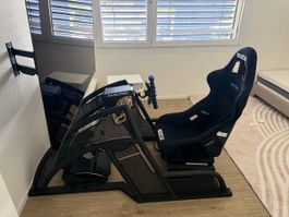 Fanatec v1 Sim Racing Cockpit + Sparco Pro 2000 Seat