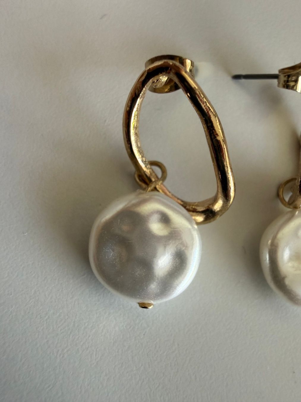 Orecchini pendenti & Orecchini a lobo: Ohrringe Stecker goldene Farbe mit Perle Modeschmuck – Usato da Kirchdorf AG venduto da coco123 2