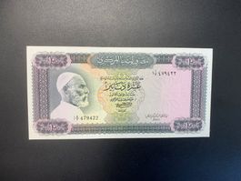 Banknote Libyen. 1971/1972, 10 Dinars, P-37b, unzirkuliert
