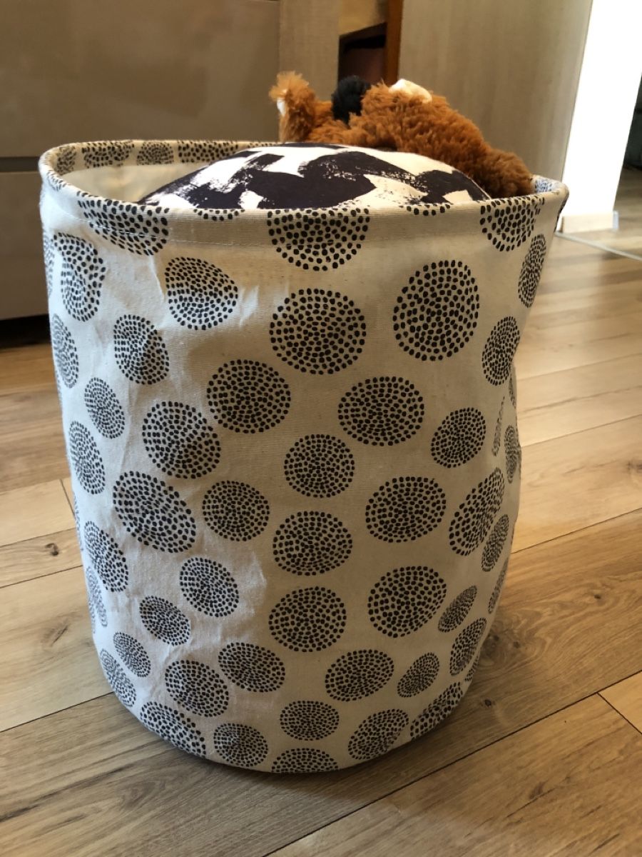 Sonstiges für Haushalt & Wohnen: Pouf jouet ou linge beige – Gebraucht aus Sornard (Nendaz) von delezedoris