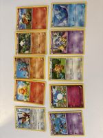 Lot de 10 cartes Pokémon diverses état occasion