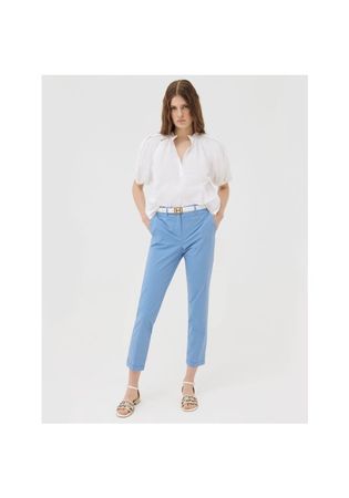 Marella leichte Baumwoll Hose SOFFIO mittel blau Gr 36