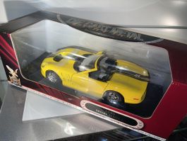 Shelby Series 1 Modellauto 1999 1:18 gelb Neu OVP Top