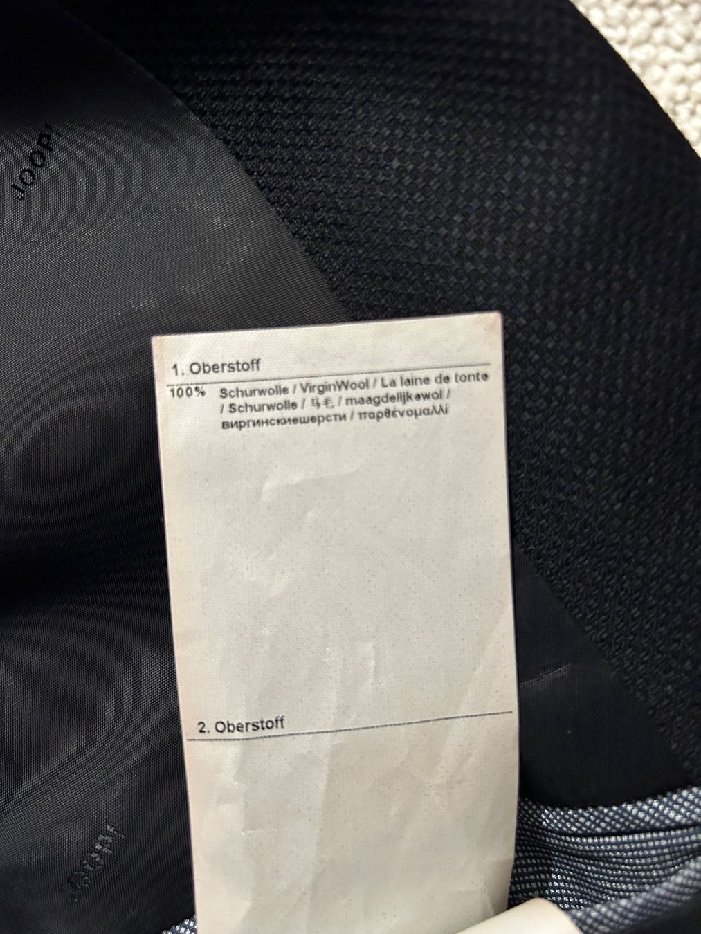 Joop Vestes: JOOP Blazer 100% Virgin Wool 50 – Neuf (Voir description) à Erlenbach ZH par Syssi_C 6