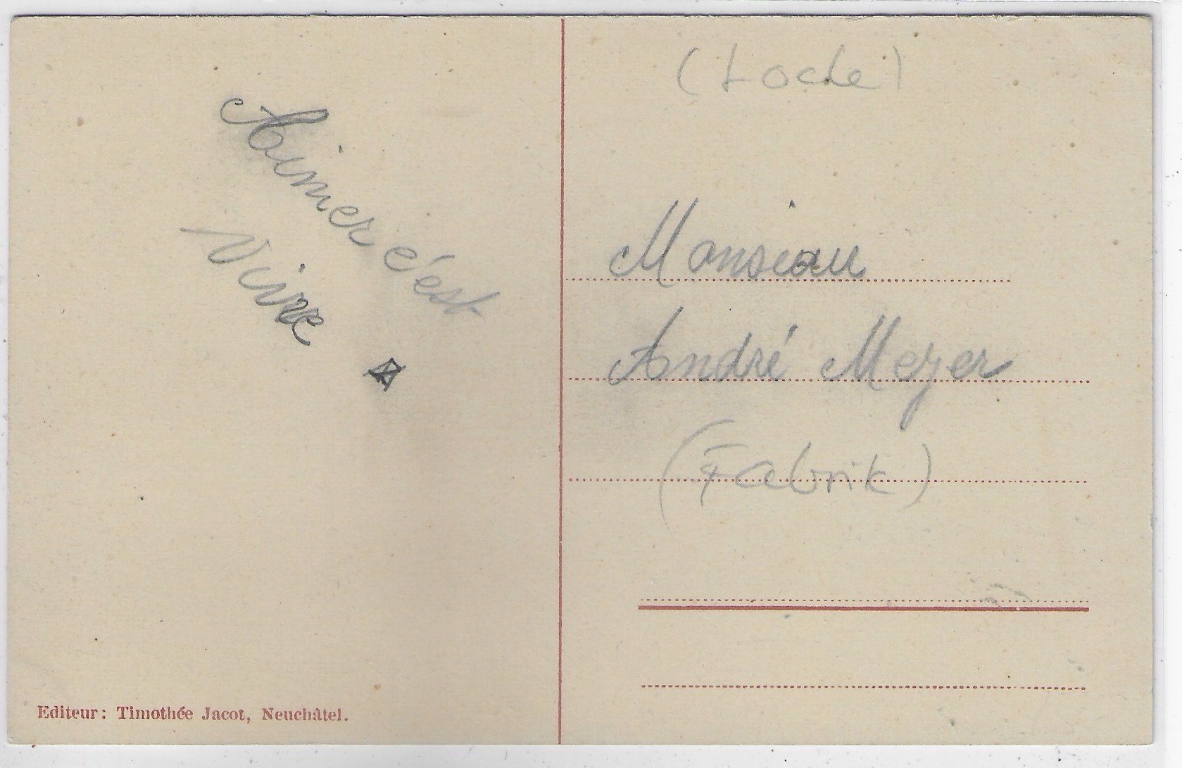 Cartoline postali: Echappee sur le Locle – Usato da Ettingen venduto da Kartenplanet 1