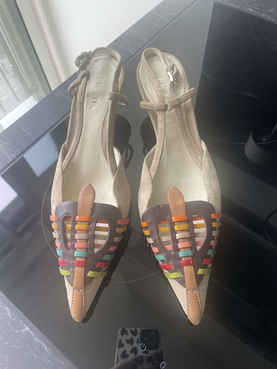 Prada Damenschuhe: PRADA Vintage Slingback-Pumps – Neu (gemäss Beschreibung) aus Zürich von the_8dcc